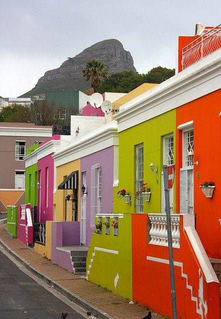 Colorful Houses Of Bo Kaap District Cape Town South Africa Travel House Colors Cape Town South Africa