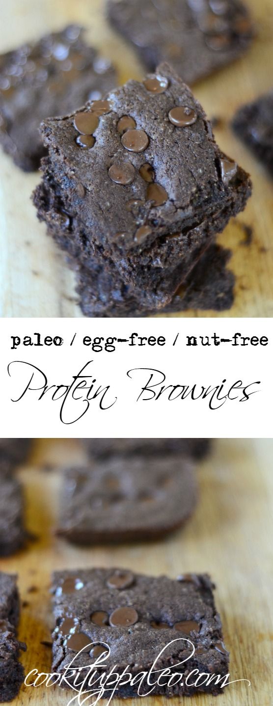 Paleo Protein Brownies (egg and nutfree) Recipe Paleo Protein Brownies (egg and nutfree) Recipe