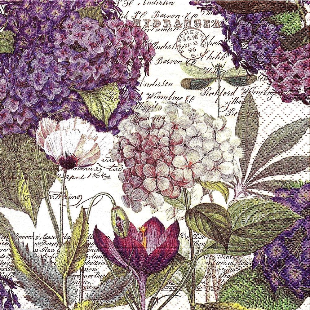 Paper Napkins Wild Flower Field Party Craft Decoupage Packet x 20