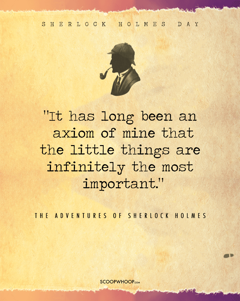 22 Quotes By Sherlock Holmes That Will Awaken The Inner Detective In You Sherlock Holmes Quotes, Sherlock Poster, Detective Sherlock Holmes, Sherlock Fandom, Sherlock Holmes Tattoo, Watson Sherlock, Sherlock John, Benedict Cumberbatch, Sherlock Cumberbatch