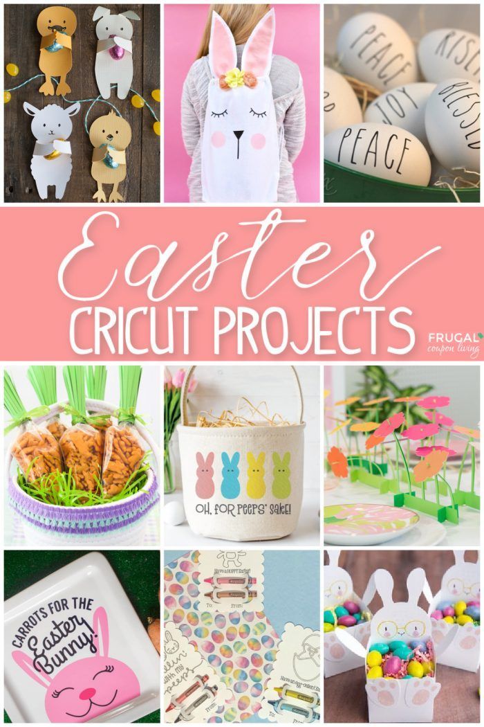 Spring cleaning means it is time to clean the dust off your Cricut with these Cricut Ideas for Easter. Enjoy 15 Cute Easter Cricut Project Ideas for Easter home decor, Cricut paper flowers tablescapes, Easter gift ideas, and more. Cricut project ideas to sell, keep or gift. #FrugalCouponLiving #CricutMade #cricutprojectideas #cricutideas #cricut #easter #eastercrafts #craftsforadults Easter Plates, Easter Napkins, Easter Mason Jar Crafts, Easter Crafts, Easter Table Decorations, Easter Centerpieces, Toddler Easter, Easy Easter, Easter Teacher Gifts
