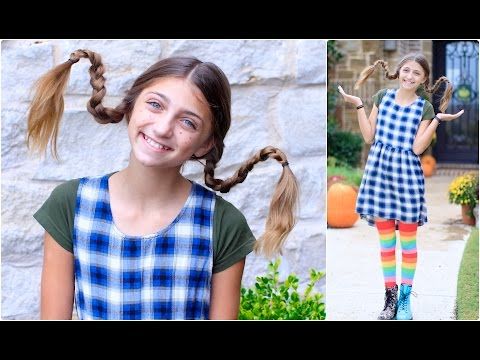 Pippi Longstocking Costume #crazyhairdayatschoolforgirlseasy