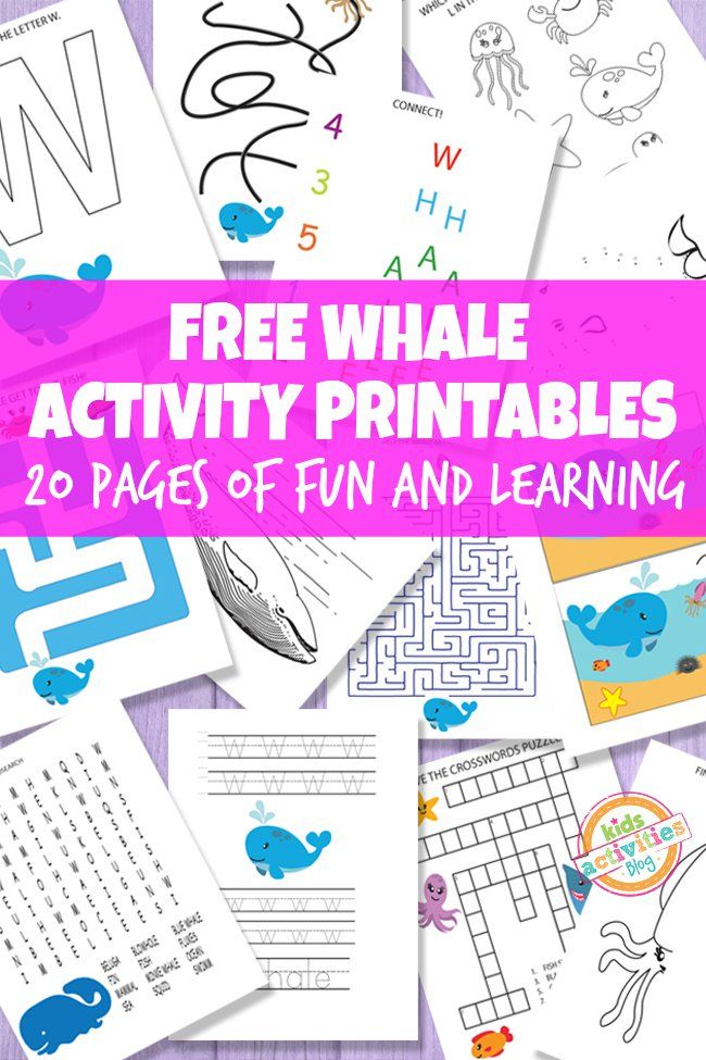 They Will Love These Whale Printable Activities There Is Lots Of Fun To Be Had With As Are A Lot O Alphabet Coloring Pages