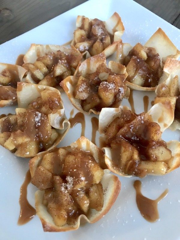 Apple Pie Wontons Apple Pie Wontons