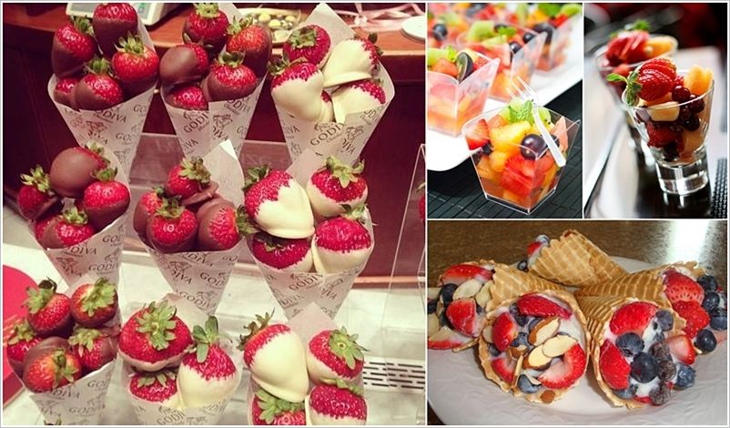 How Amazing Are These Fruit Bar Ideas for Weddings and Parties | Fruit