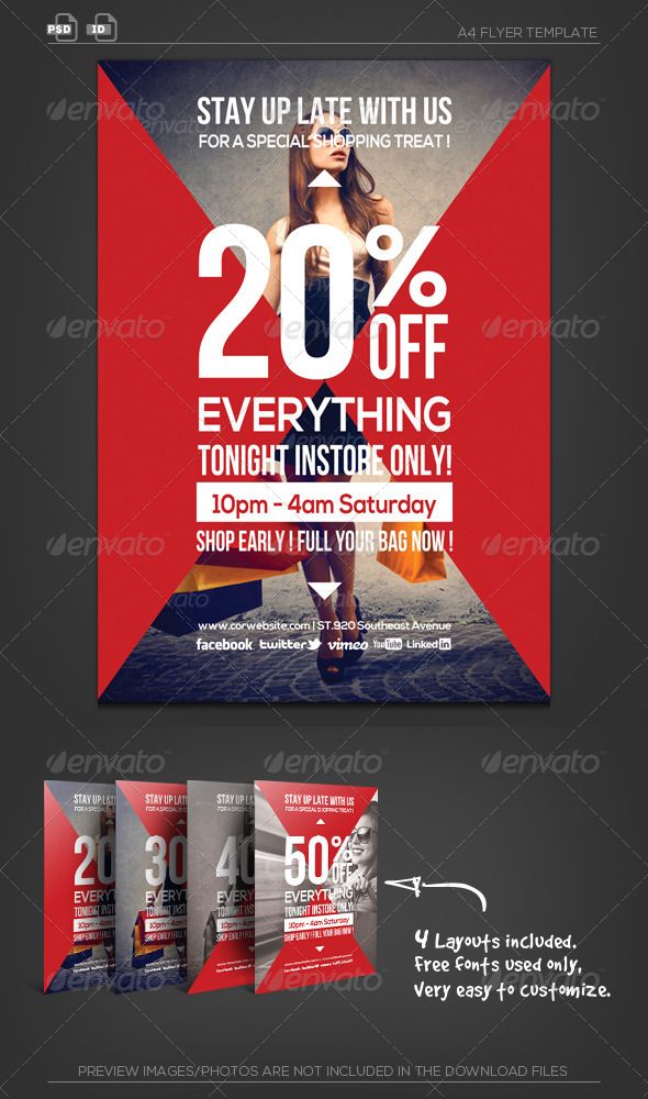 shopping flyer