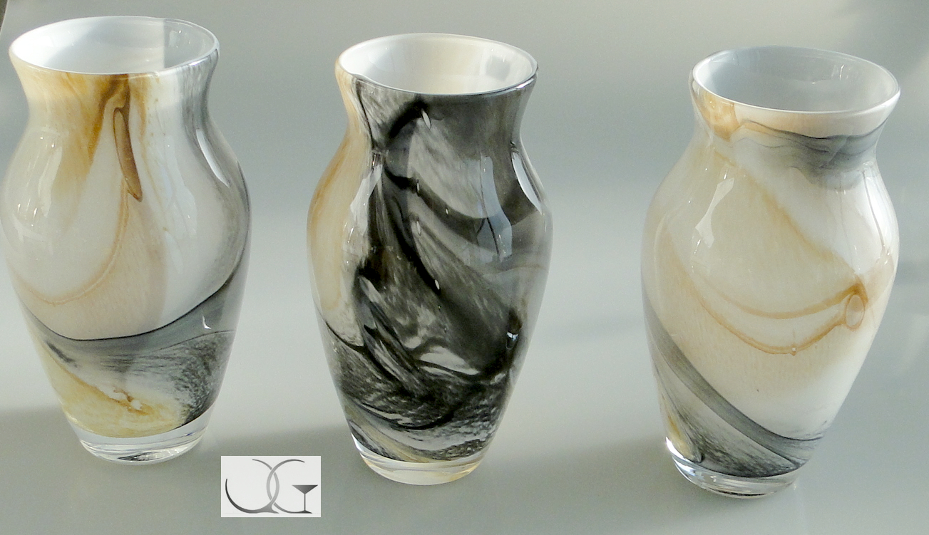 Wazon szklany Ciepły Piasek h26 Vase, Glass, Quartz Wazon szklany Ciepły Piasek h26 Vase, Glass, Quartz