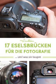 17 Eselsbrücken für die Fotografie - und was sie taugen | vom Landleben