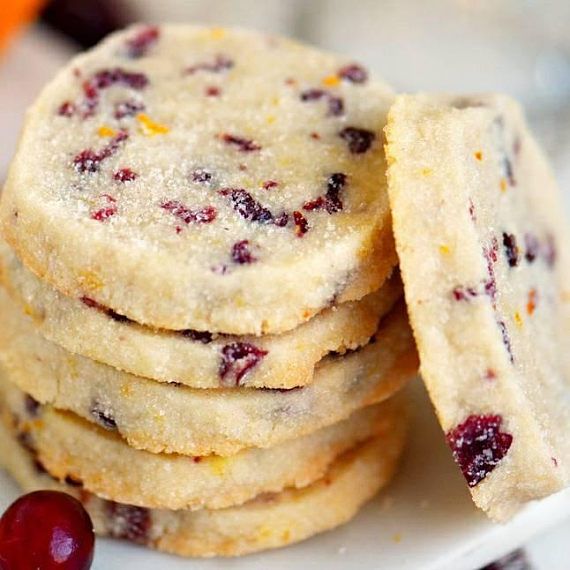 Cranberry Orange Shortbread cookies Cranberry Orange Shortbread cookies