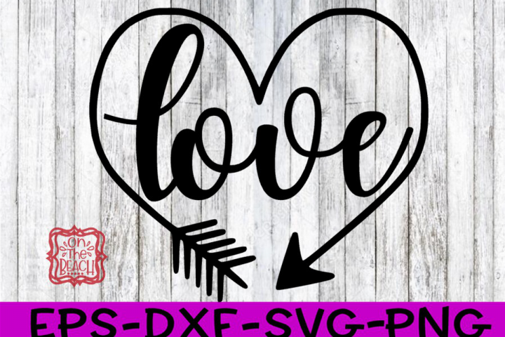 Download Love Heart Arrow SVG | Heart with arrow, Arrow svg, Beach boutique