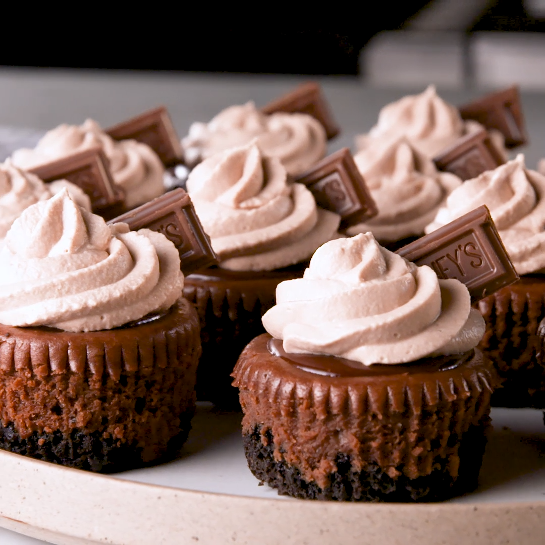 Mini Death By Chocolate Cheesecakes