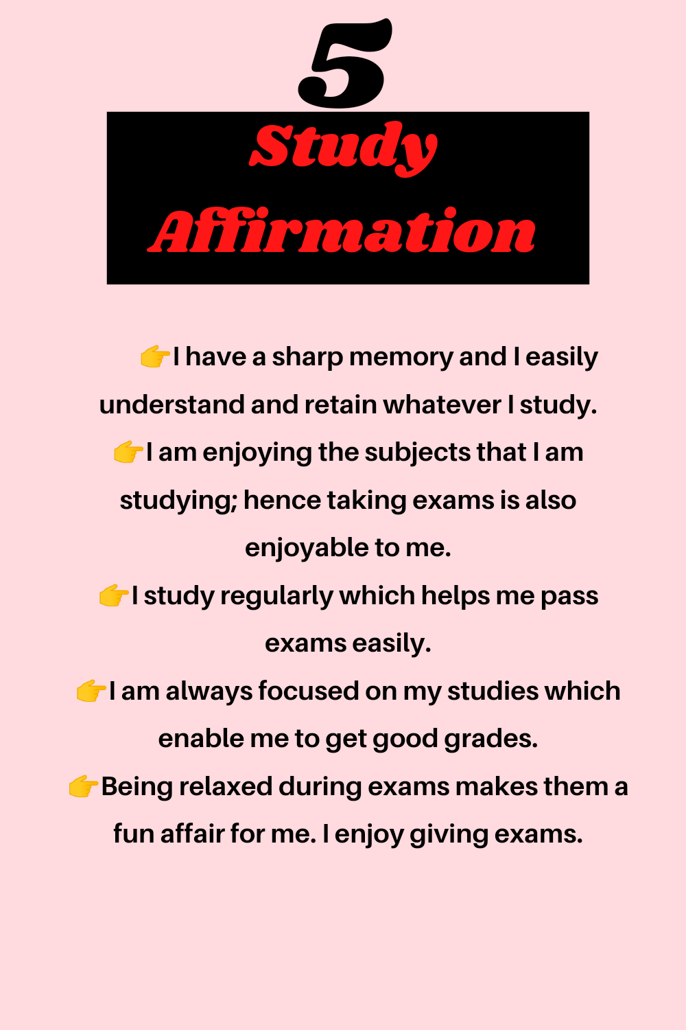 5 Study Affirmations to Help You Become Studious