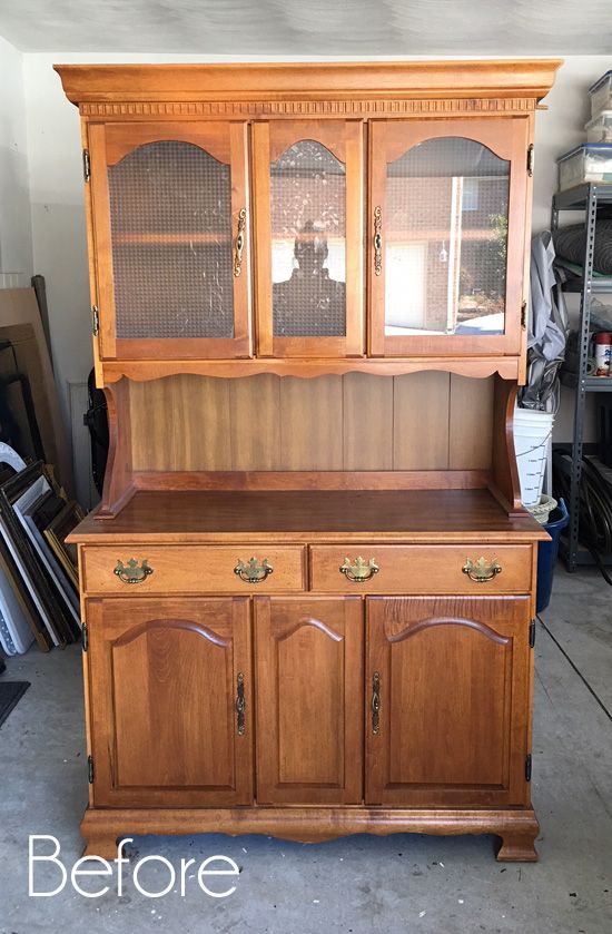 $60 Hutch Makeover