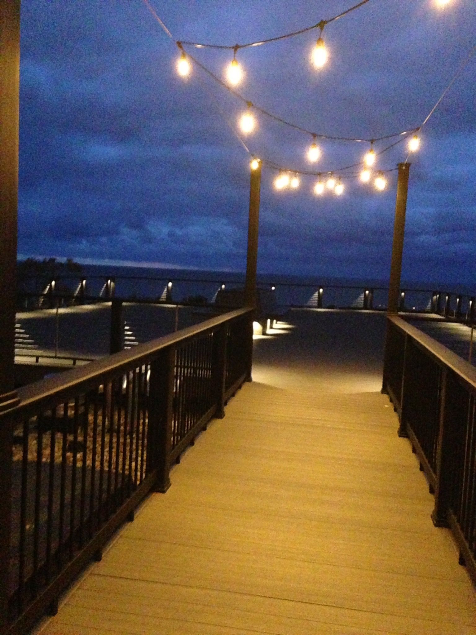 c9 festival lighting on cleveland rooftop deck led deck and patio