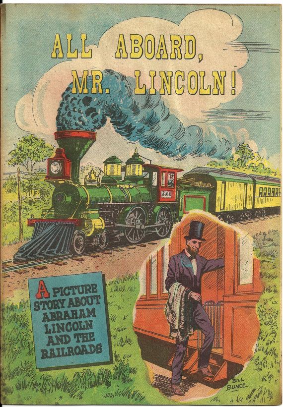 All Aboard, Mr. Lincoln! | Comic books, Vintage comic books, Silver age