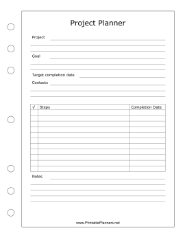 it project list template