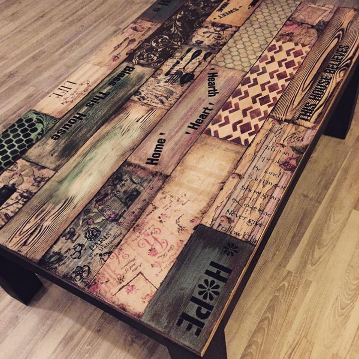 Pin de Bella Design en Palés | Ideas de muebles pintados woodworker.de farbroller holztisch