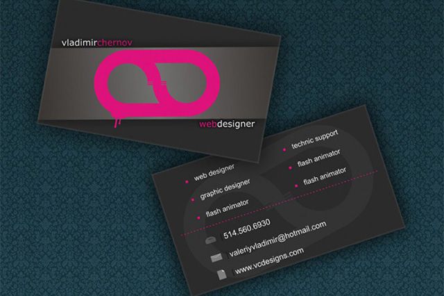 personal business cards examples