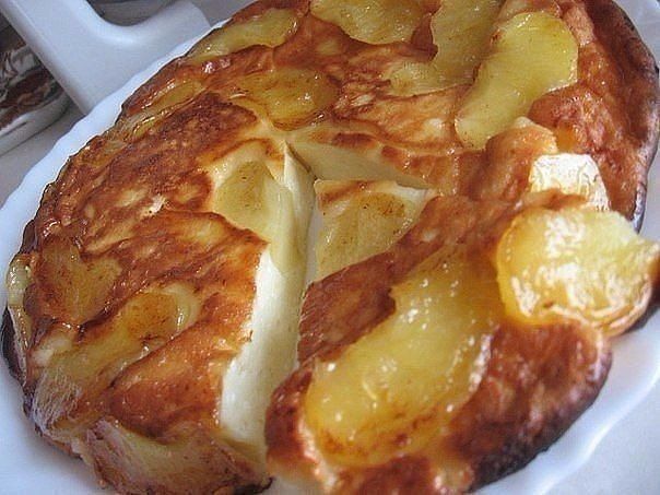 Cottage cheese and Apple casserole Food, Toast recipes