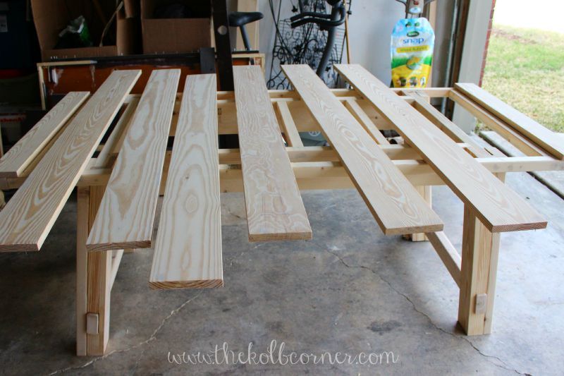 Diy Farmhouse Style Dining Table Woodworking Projects Pinterest Diy Table