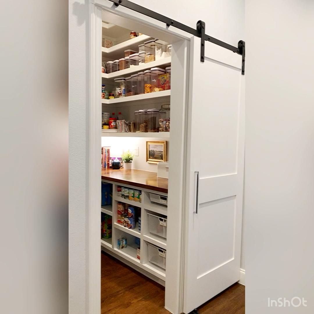 Our DIY Custom Walk-In Pantry Progress and Reveal!