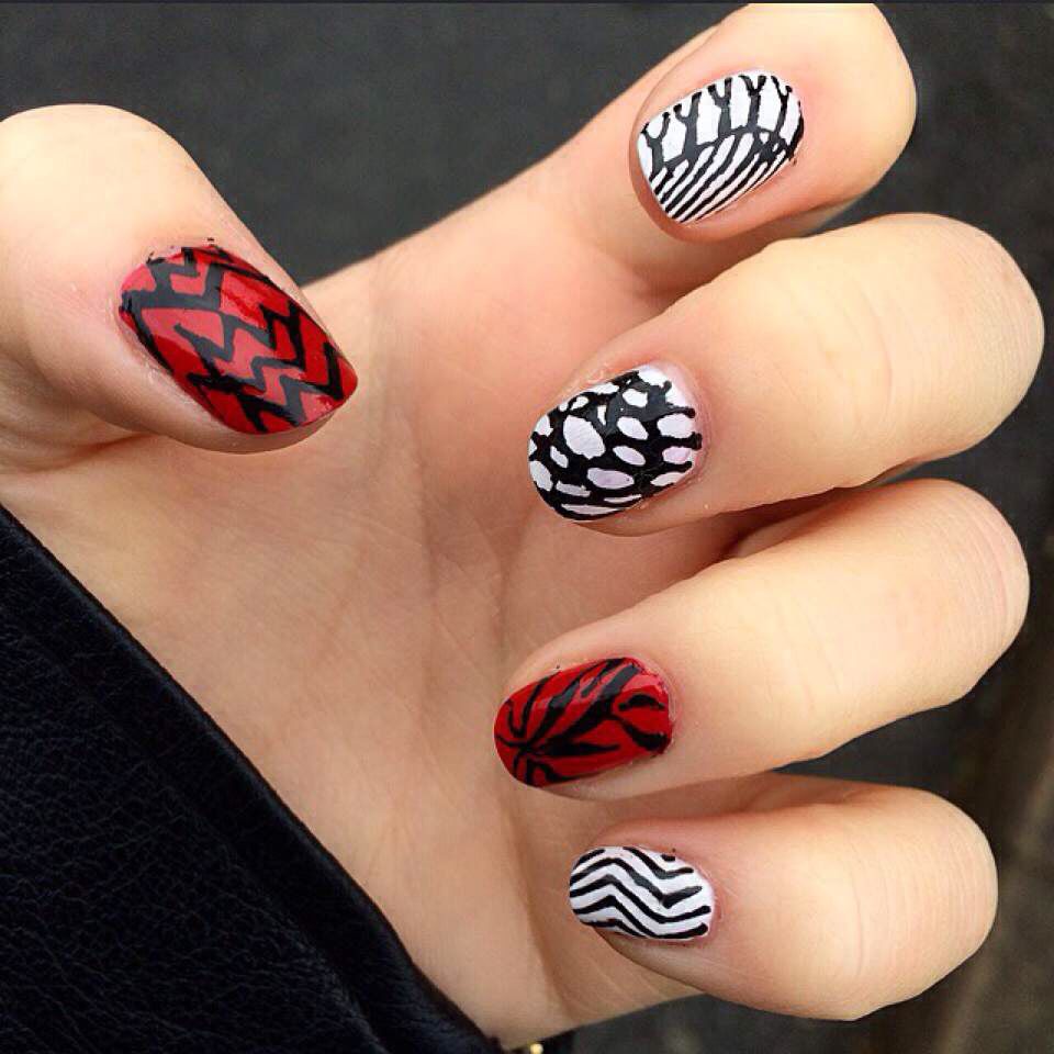 Blurryface Nails 21 Pilots Pinterest One And Blurryface Nails