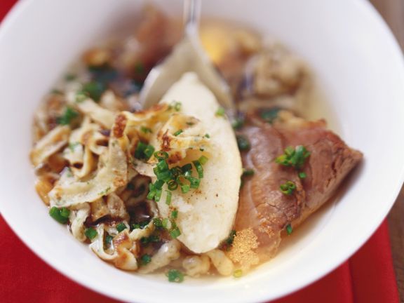 Bayerische Hochzeitssuppe Rezept Hochzeitssuppe Lebensmittel Essen Rezepte
