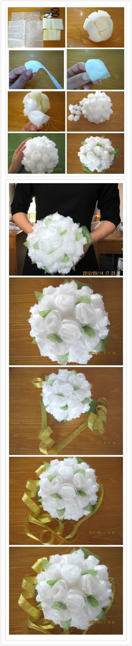 How To Make Flower With Colored Paper Making Paper Flowers Step