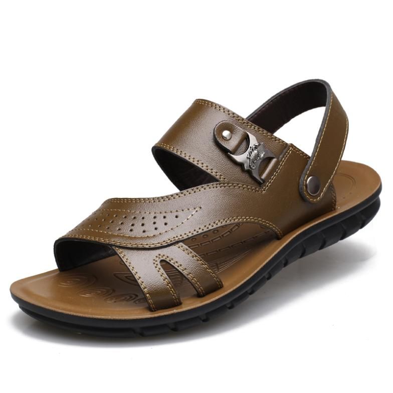 Summer Army Male Sandals Breathable Boots Genuine Leather Flats Shoes Beach Slippers Outdoor Sports Military Wedges Sneakers 56 00 Terlik
