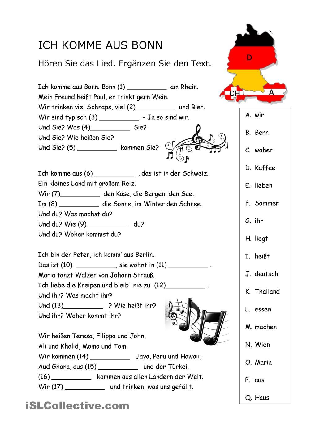 Liebeslieder kennenlernen