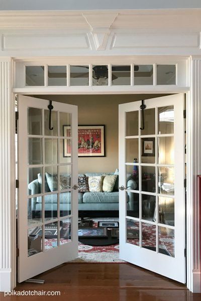 Doors Interior, House Interior, French Interior, White Interior, Home Office Doors, French Doors Bedroom, French Door Decor, Bedroom Doors, Architecture Renovation