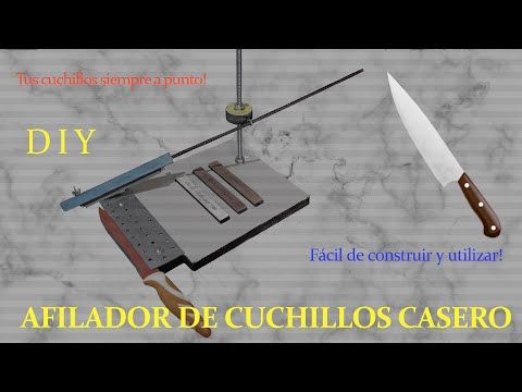 AFILADOR DE DUCHILLOS 🔪 casero con prestaciones casi profesionales 👌 DIY - YouTube Youtube, Knife Grinder, Carving Tools, Homemade, Youtubers, Youtube Movies