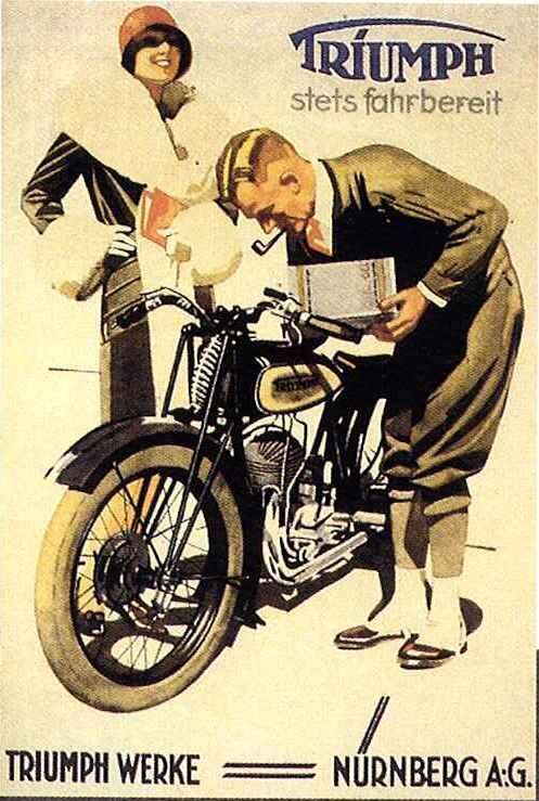 Vintage Triumph Bonneville motorcycle ad reproduction steel sign biker decor
