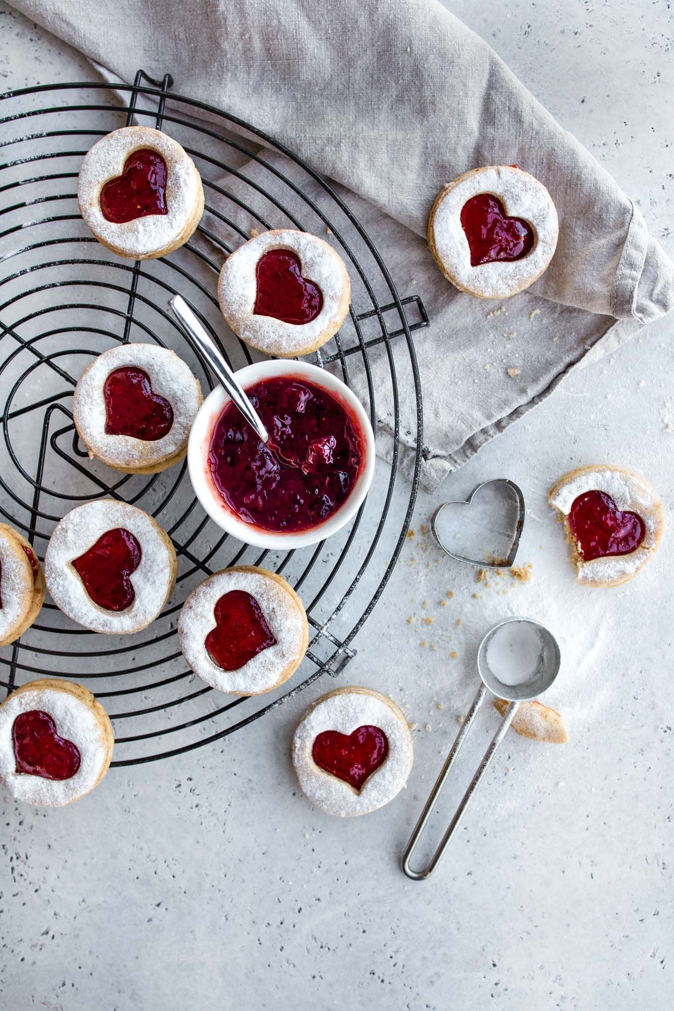 Vegane Spitzbuben - Einfach und lecker | Vanillacrunnch | Food & Lifestyle Blogger #idrinks