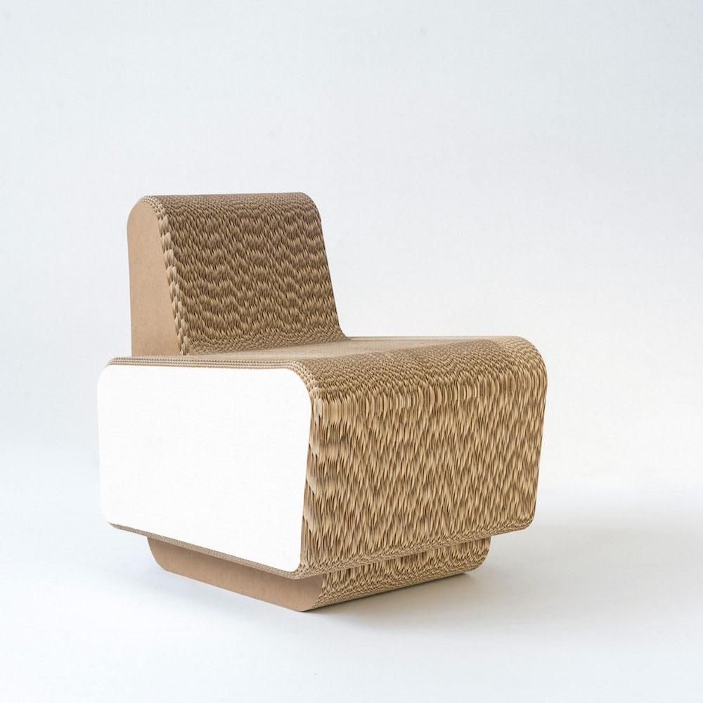 Poltrona In Cartone Pc 57 Bianco Uncadesign | Mobili di Poltrona In Cartone Pc 57 Bianco Uncadesign | Mobili di