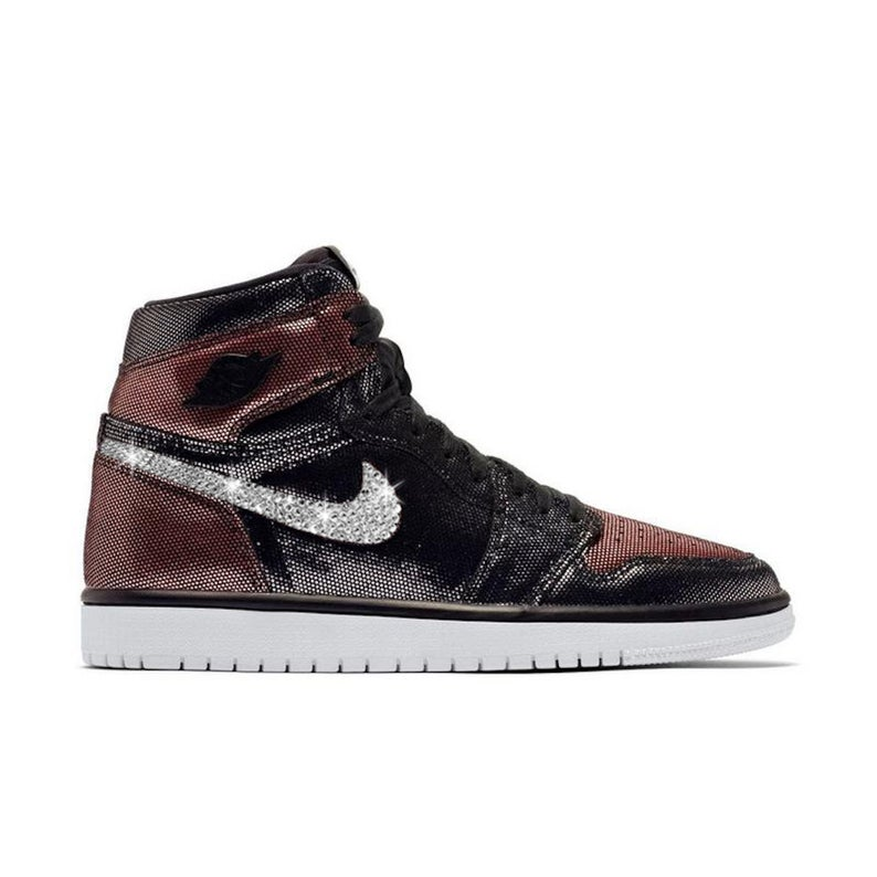 Swarovski Women S Nike Air Jordan 1 High Og Fearless Etsy Cute Nike Shoes Custom Nike Shoes Bling Nike Shoes