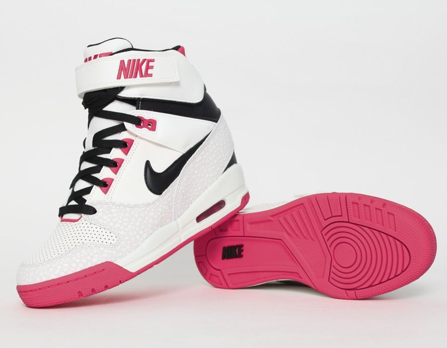 Nike Air Revolution Sky Hi White Red Love these love pink So Nike Air Revolution Sky Hi White Red Love these love pink So