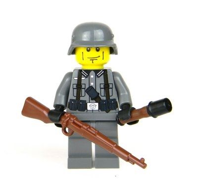 Kar98 custom German WW2 wehrmacht Soldier made with real LEGO R