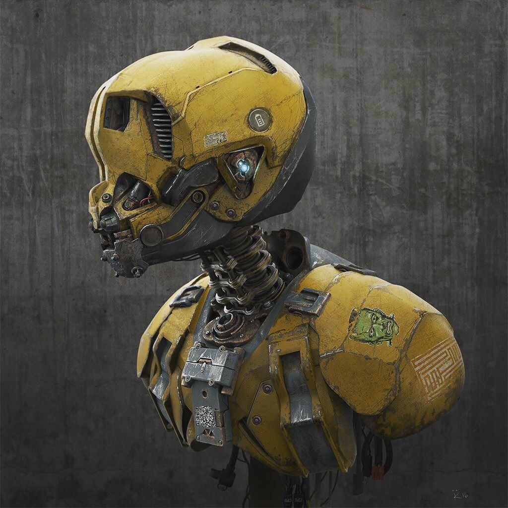 Worker Bot Zbrush Summit Demo Peter Konig On Artstation At Https Www Artstation Com Artwork Nn4o9 Science Fiction Art Mechanical Art Zbrush