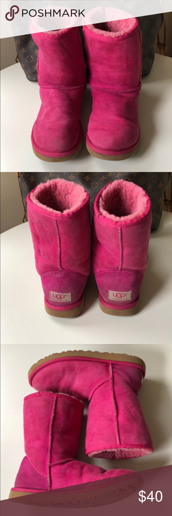 Ugg Classic Short Fuchsia Women S Size 7 Ugg Classic Short Ugg Boots Classic Short Uggs