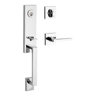 Kwikset 818SCELIP-S San Clemente Single Cylinder Keyed Entry Handleset with Smar