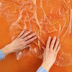 DIY Crinkle Painting Technique DIY Crinkle Painting Technique