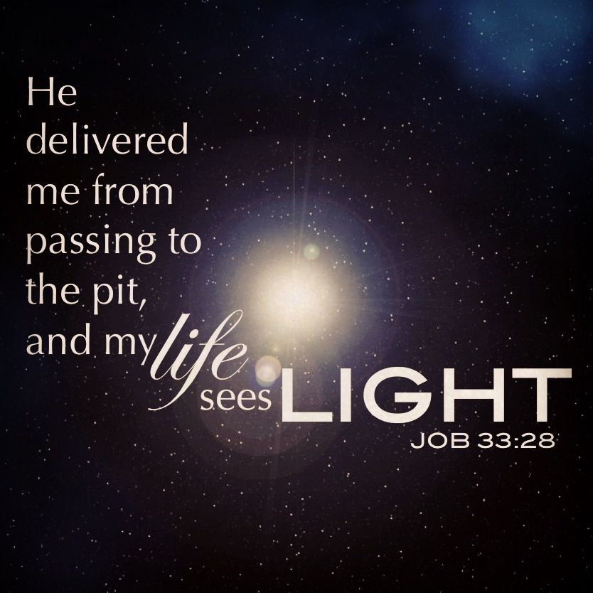 Job 33:28 | Job 33, Bible apps, Job