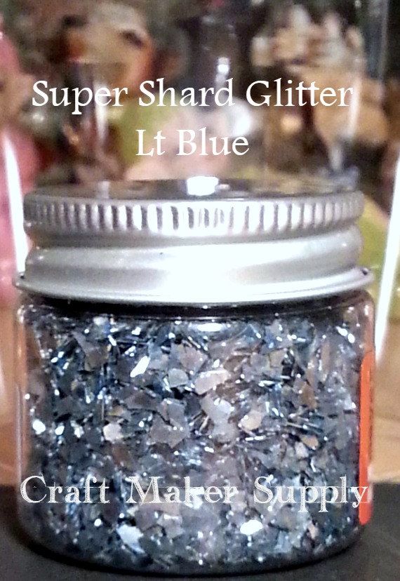 Blue Light Blue Super Shard Glitter