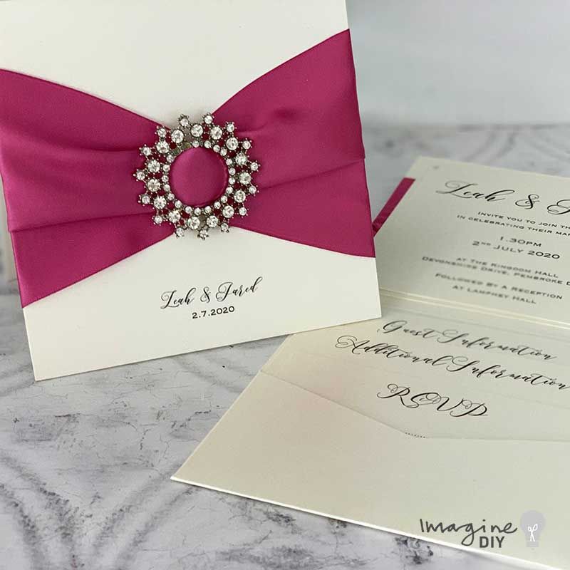 how to make diy luxury pocket invitations imagine
