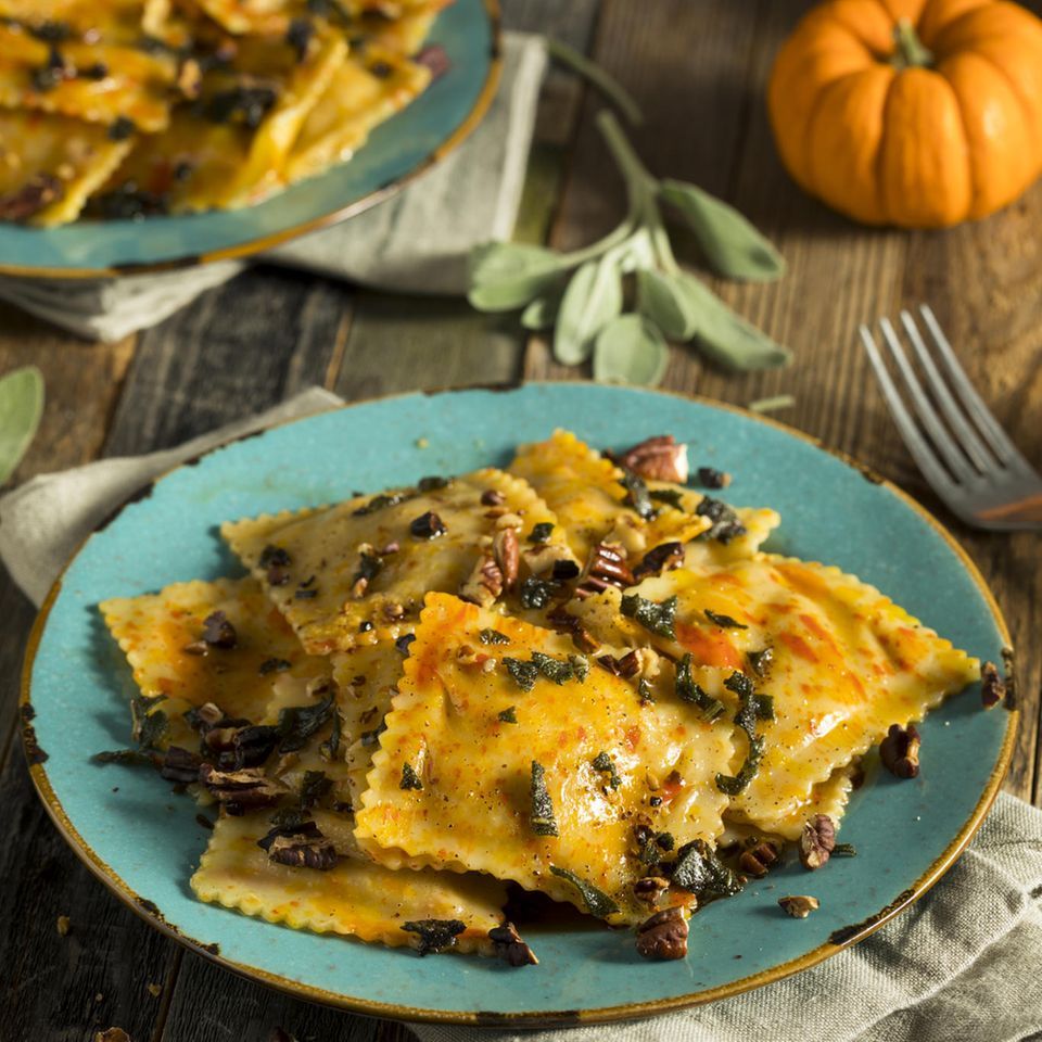 Kürbisravioli: So herbstlich! #mexicancooking