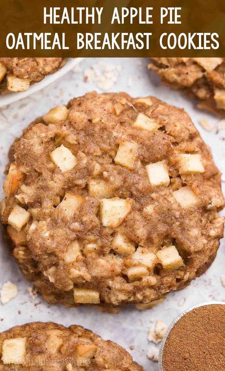 Healthy Apple Pie Oatmeal Breakfast Cookies Amy s Healthy Baking healthy-apple-pie-oatmeal-breakfast-cookies-amy-s-healthy-baking