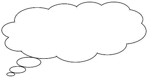 6 Printable Speech Bubbles for Sbooking Instructor photo regarding Printable Thought Bubble referred to as 6 Printable Speech Bubbles for Sbooking Trainer
