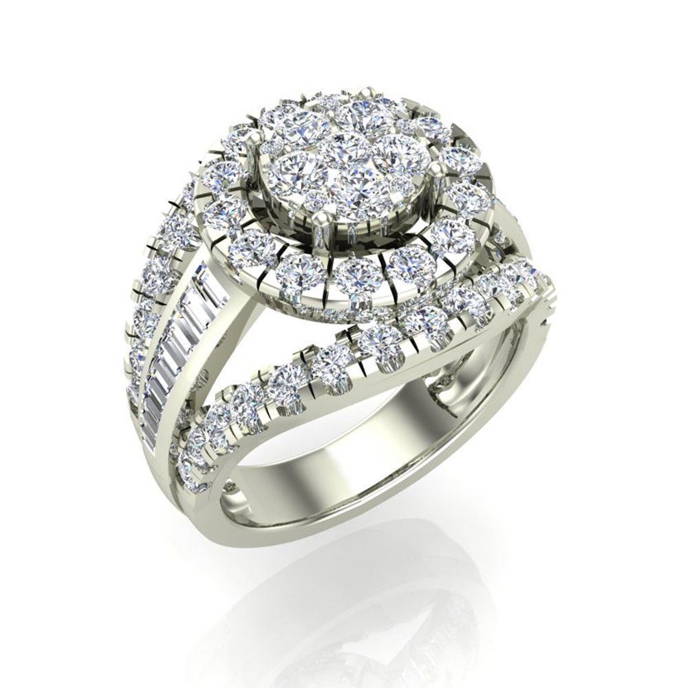 2 50 Ct Tw Cer Diamond Wedding Ring Set With Bands 18k Gold G 2 50 Ct Tw Cer Diamond Wedding Ring Set With Bands 18k Gold G Vs