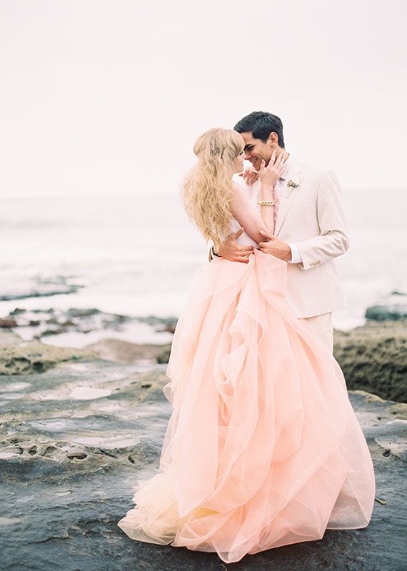 Blush Pink Wedding Dress All The Pinterest Unique Wedding Dress